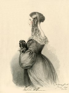 Isabella Anson, 1840. by Richard James Lane