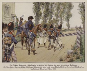 General Kellermann komutasındaki Fransız birlikleri, Ekim 1805