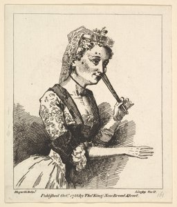 Hogarths Sabahından Şaşırmış Kadın, Ekim 1788.