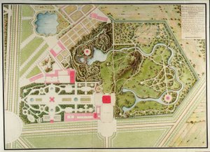 Richard Mique tarafından Recueil des plan du Petit Trianon