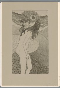Tavus kuşu olan çocuk (nesnedeki başlık) by Richard Nicolaüs Roland Holst