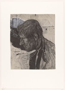 Yandan bir adamın başı by Richard Nicolaüs Roland Holst