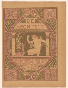 Kapak tasarımı: Mimar, 1911 by Richard Nicolaüs Roland Holst