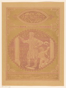 Kapak tasarımı: De Architect, 1911 by Richard Nicolaüs Roland Holst