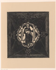 Kapak tasarımı: Wengen, 1918 by Richard Nicolaüs Roland Holst