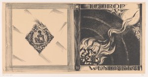 Kapak tasarımı: Weendingen, Toorop sayısı, 1928 by Richard Nicolaüs Roland Holst