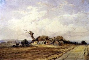 Bir Çingene Kampı by Richard Parkes Bonington