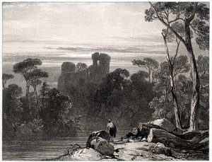 Bothwell Kalesi, 1826. by Richard Parkes Bonington