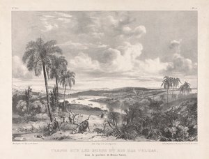 Campos sur les bords of Rio das Velhas by Richard Parkes Bonington