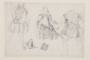 Kostüm Çalışmaları by Richard Parkes Bonington