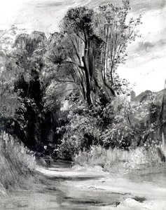 Bir tahtadan geç (panel) by Richard Parkes Bonington