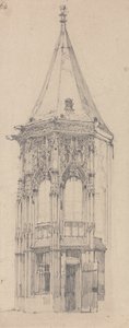 Adliye, Rouen by Richard Parkes Bonington