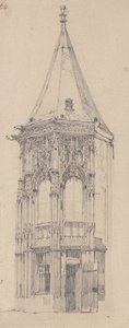 Adalet Sarayı, Rouen by Richard Parkes Bonington