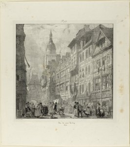 Gros Saat Sokak by Richard Parkes Bonington