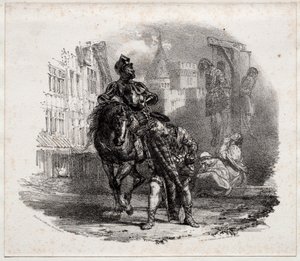 Argyle Kalesinden Kaçış by Richard Parkes Bonington