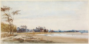 Trouville yakınlarındaki Tuz Bataklıkları by Richard Parkes Bonington