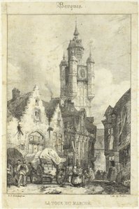 Kule Pazar Yeri by Richard Parkes Bonington