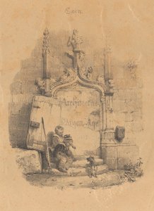 Rests ve Fragments'ın Başlık Sayfası by Richard Parkes Bonington