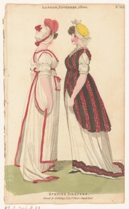 Londra ve Paris Kadın Modası Dergisi, Londra, Kasım 1800, Sayı 33.1: Abiye
