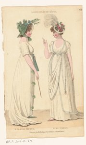 Londra ve Paris Kadın Modası Dergisi, No. 28: Londra, Haziran 1800: Yürüyüş Elbisesi; Tam takım