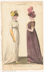 Londra ve Paris Kadın Modası Dergisi, No. 29.1: Londra, Temmuz. 1800: Abiye Elbise; Tam takım