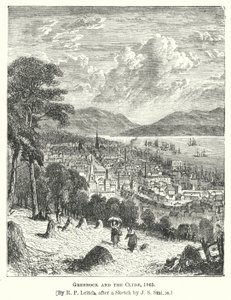 Greenock ve Clyde by Richard Principal (after) Leitch