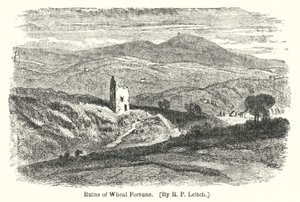 Wheal Fortune Harabeleri (gravür) by Richard Principal (after) Leitch