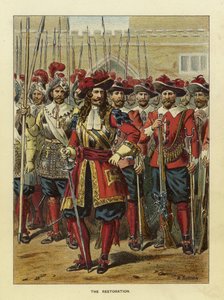 Epochs of the British Army - The Restoration  by Richard Simkin