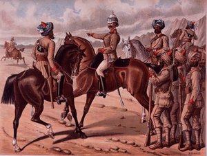 Kılavuzlar Birliği, c.1895 (renkli taş) by Richard Simkin