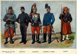 Fransız Ordusu, 1919 Türleri. by Richard Simkin