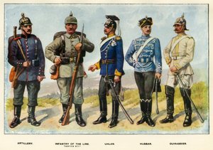 Alman Ordusu, 1919 Türleri. by Richard Simkin