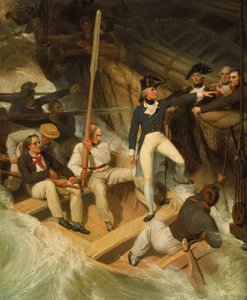 Nelson ele geçirilen bir gemiye binerken, 20 Kasım 1777