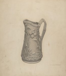 Parian Ware Şurup Sürahi by Richard Whitaker