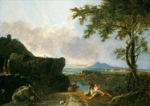 Beyaz bir keşiş, 1733-1782 by Richard Wilson
