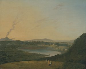 Uzakta Vezüv ile Lago d