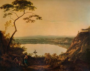 Nemi Gölü, c1761, 1938 by Richard Wilson