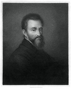Michelangelo, İtalyan Rönesans heykeltıraş, ressam, mimar ve şair, 1833.
