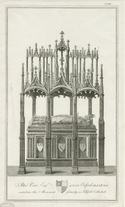 Lichfield Katedrali - Piskopos Blythe Anıtı: gravür, nd [1762-1798] (baskı) by Richard Woollett Basire