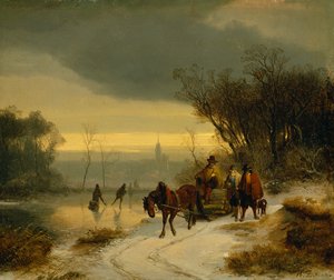 Kış manzarası by Richard Zimmerman