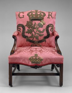 Koltuk, c.1750 (maun ve döşeme) by Richard and Elwick Edward (attr. to) Wright