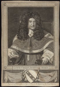 Lord Baş Yargıç Holt by Richard van Bleeck