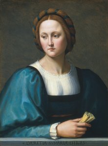 Lucrezia Sommaria, c. 1510. by Ridolfo Ghirlandaio