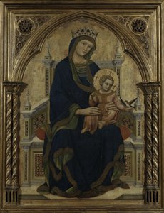 Bakire ve Çocuk Enthroned, c.1350