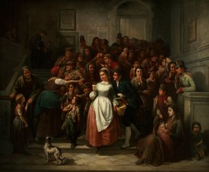Piyango Çekilişinden Sonra, 1859. by Ritter von Malheim Friedländer Friedrich