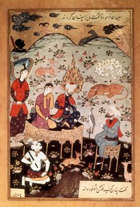 Salomon ve Balkis Minyatür, c. 1595