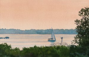 Sailing Home, 2008 (kağıt üzerine suluboya)