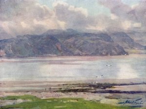 Menai Boğazı yakınında (renkli taş)