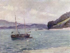 The Beach, Beaumaris (renkli taş) by Robert (after) Fowler