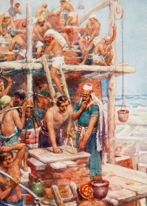 Babil Kulesi İnşası (renkli taş)