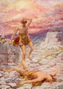 Cain ve Abel (renkli taş)